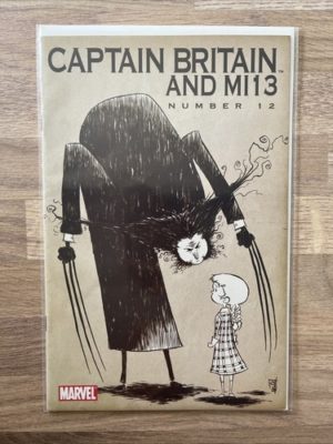 Marvel Comics Captain Britain And MI 13 #12 Wolverine Skottie Young Variant Rare