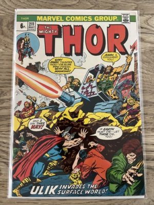 Marvel Comics The Mighty Thor #6 1973 Bronze Age