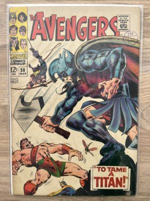 Marvel Comics The Avengers #50 1968 Silver Age
