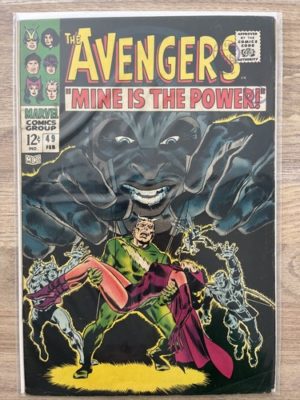 Marvel Comics The Avengers #49 1968 Silver Age Magneto Cover