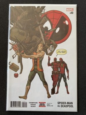 Marvel Comics Spider-Man VS Deadpool #40 Lovely Condition