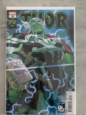 Marvel Comics Thor #26 Second Print Variant Hulked Out Thor Rare 2002