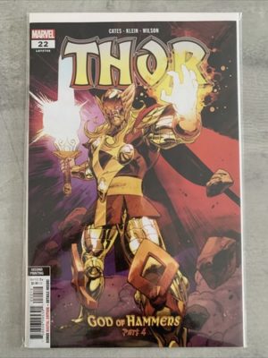 Marvel Comics Thor #22 Second Print Variant God Of Hammers 2022