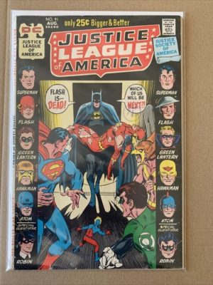 DC Comics Justice League of America #91 1971 Neal Adams Bronze Age
