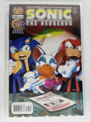Archie Sega Comics Sonic the Hedgehog #165 Low Print Runs Scarce In UK 🔥🔥