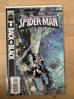 Marvel Comics Sensational Spider-Man #35 Black Suit Back in Black 2007