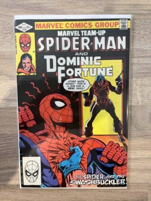 Marvel Comics Team Up Spider-Man And Dominic Fortune #120 1982 Bronze Age