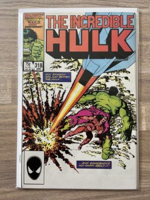 Marvel Comics The Incredible Hulk #318 1985 Bronze Age