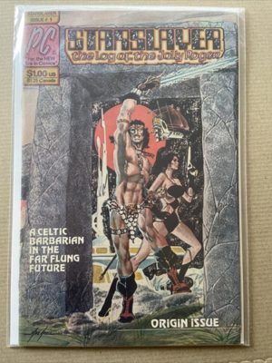 PC Comics Starslayer Log Of The Jolly Roger #1 Bronze Age Origin