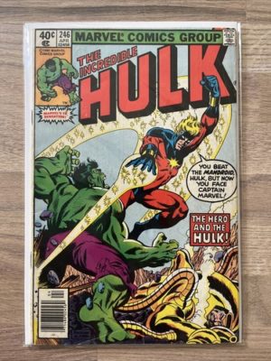 Marvel Comics The Incredible Hulk #246 1980 Bronze Age Newsstand Variant