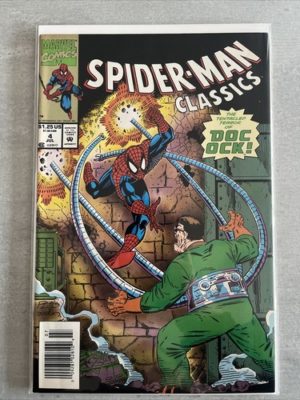 Marvel Comics Spider-Man Classics #4 Rare Newsstand