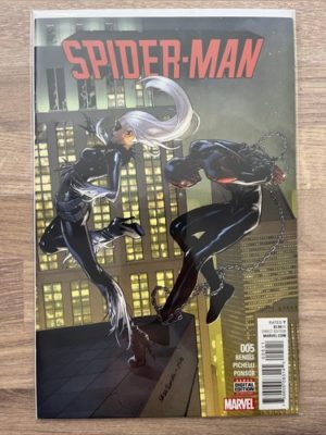Marvel Comics Spider-Man #5 Miles Morales Black Cat 2016