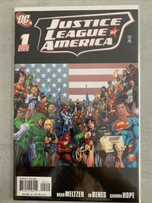 DC Comics Justice League Of America #1 Rare Second Print Variant HOT 2006