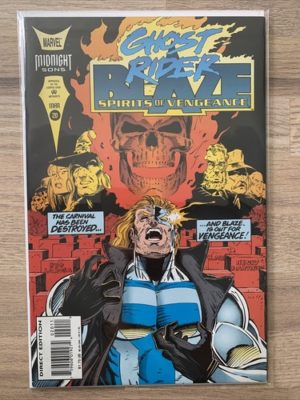 Marvel Comics Ghost Rider #20 Blaze Spirits Of Vengeance 1994 Low Print Run