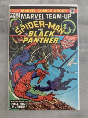 Marvel Comics Marvel Team-Up Spider-Man Black Panther #20 Mark Jewellers Insert