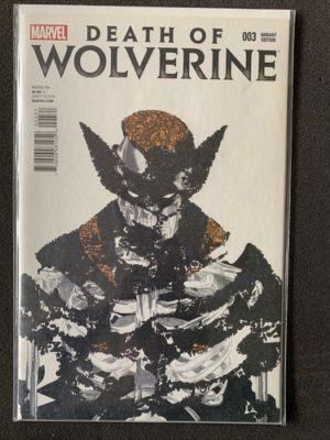 Marvel Comics Death Of Wolverine #3 Santiago Variant 1:50 Lovely Condition