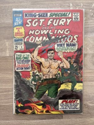 Marvel Comics SGT.Fury And His Howling Commandos #3 1967 Silver Age