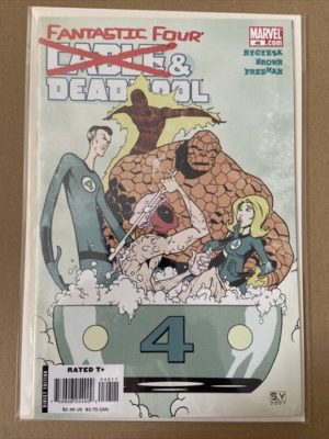 Marvel Comics Cable & Deadpool #46 Fantastic Four Skottie Young Cover Low Print