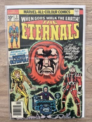 Marvel Comics The Eternals #5 1st App Thena 1976 Bronze  Age