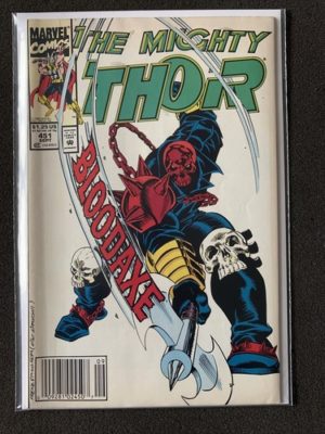 Marvel Comics The Mighty Thor #451 Rare Newsstand Variant Lovely Condition