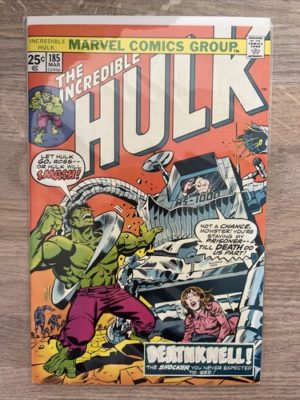 Marvel Comics Incredible Hulk #185 1975 Bronze Age