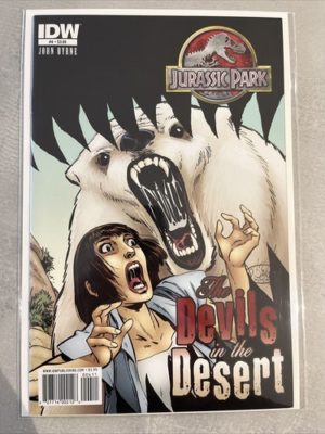 IDW Comics Jurassic Park #4 Devils In The Dessert John Byrne Low Print Run Rare