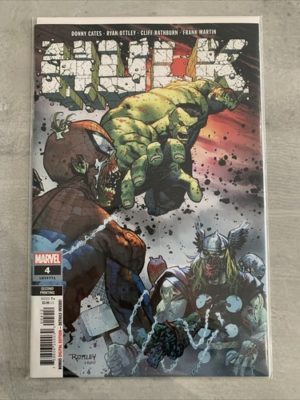 Marvel Comics Hulk #4 Second Print Variant 2nd Zombie Cover 2022