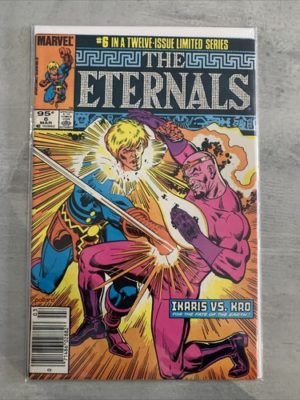 Marvel Comics The Eternals #6 Very Rare Canadian Price Variant 1986