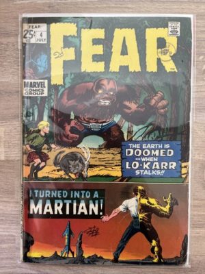 Marvel Comics Fear #4 Silver Age