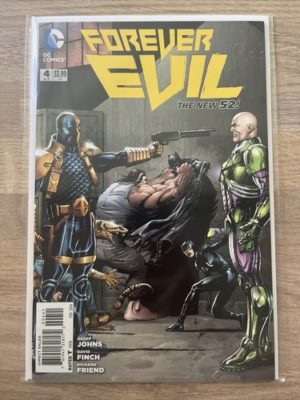 DC Comics Forever Evil #4 2014 Rare 4th Print 1:25 Variant