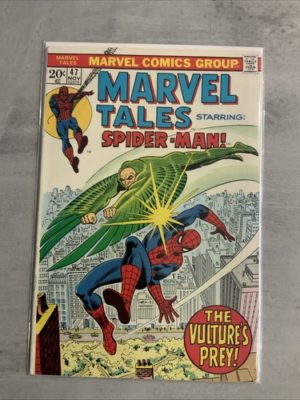 Marvel Comics Marvel Tales #47 Spider-Man 1973 Bronze Age Lovely Condition