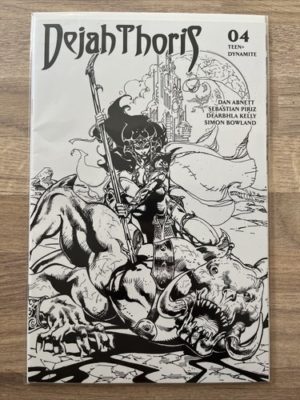 Dynamite Comics Dejah Thoris #4 Castro Black And White Sketch Variant 1:7 2019