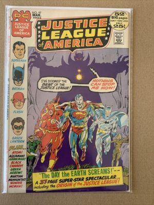 DC Comics Justice League of America #97 Bronze Age Solid Condition