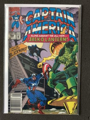 Marvel Comics Captain America #396 Rare Newsstand Variant Lovely Condition