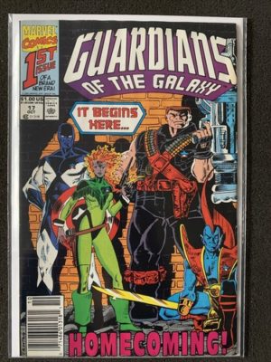 Marvel Comics Guardians Of The Galaxy #17 Rare Newsstand Variant