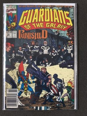 Marvel Comics Guardians Of The Galaxy #18 Rare Newsstand Variant