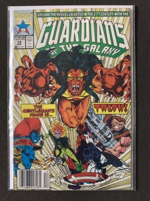 Marvel Comics Guardians Of The Galaxy #19 Rare Newsstand Variant