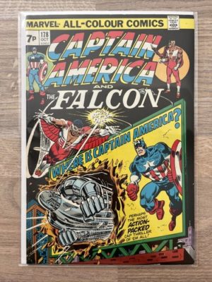Marvel Comics Captain America And The Falcon #178 1974 Bronze Age
