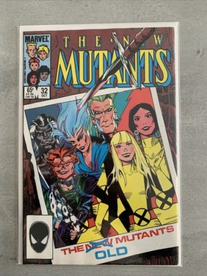 marvel comics The New Mutants #32 1985 Bronze Age Intro Of Madripoor Key