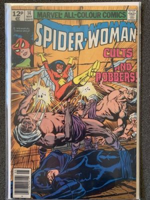 Marvel Comics Spider-Woman #14 Bronze Age Solid Condition