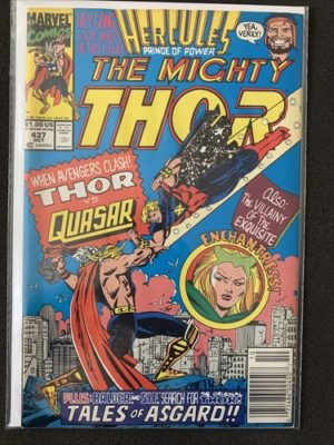 Marvel Comics The Mighty Thor #437 Rare Newsstand Variant Solid Condition