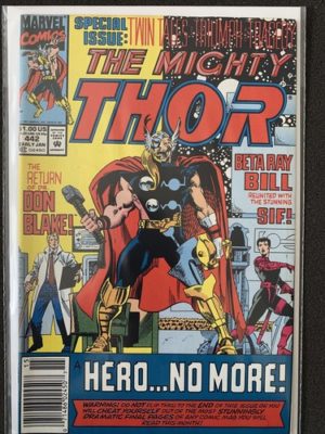 Marvel Comics The Mighty Thor #442 Rare Newsstand Variant Solid Condition