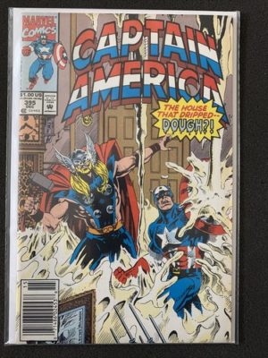 Marvel Comics Captain America #395 Rare Newsstand Variant Lovely Condition