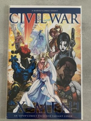 Marvel Comics Civil War X-Men #1 HOT Aspen Turner Variant Cover B