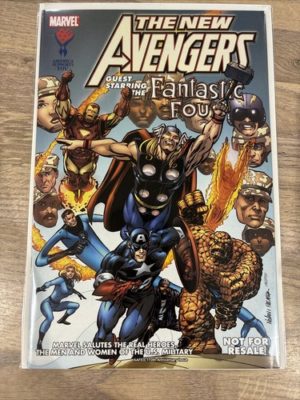 Marvel Comics New Avengers America Salutes You Promo U.S Military Rare In UK 🔥