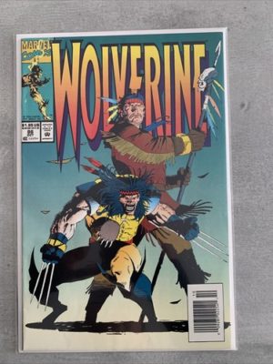 marvel comics Wolverine #86 1994 Very Rare Newsstand Variant 1st App Cyber