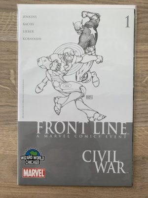 Marvel Comics Front Line Civil War #1 Michael Turner Variant Wizard World Exc