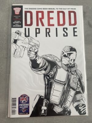 2000AD DREDD UPRISING #1 PREVIEWS EXCLUSIVE OCTOBER 2014 1ST PRINT NM