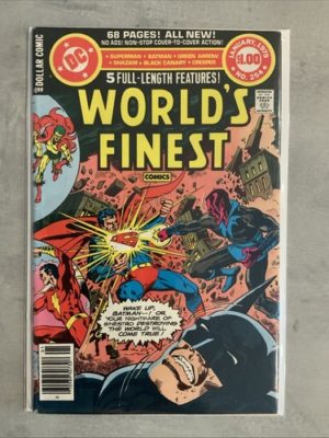 DC Comics Worlds Finest #254 1979 Bronze Age Superman Batman