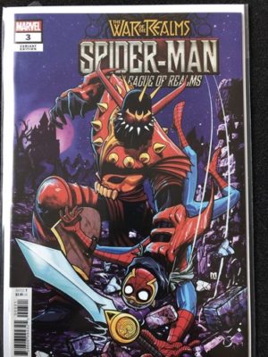 Marvel Comics The War Of The Realms Spider-Man #3 Variant Lovely Condition